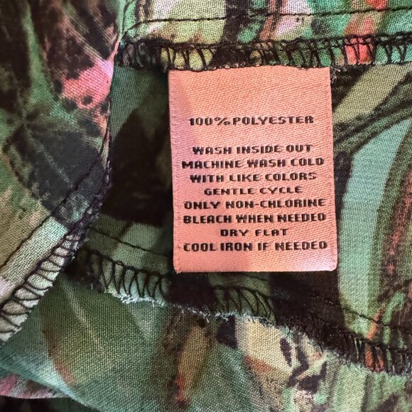 Juicy Couture Sheer Tropical Palm Tree Leaf Bomber Jacket - Picture 11 of 11